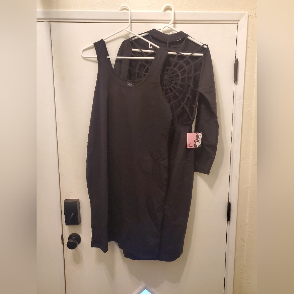NWT Reversible Spiderweb Knit Wiggle Dress - Picture 3 of 6